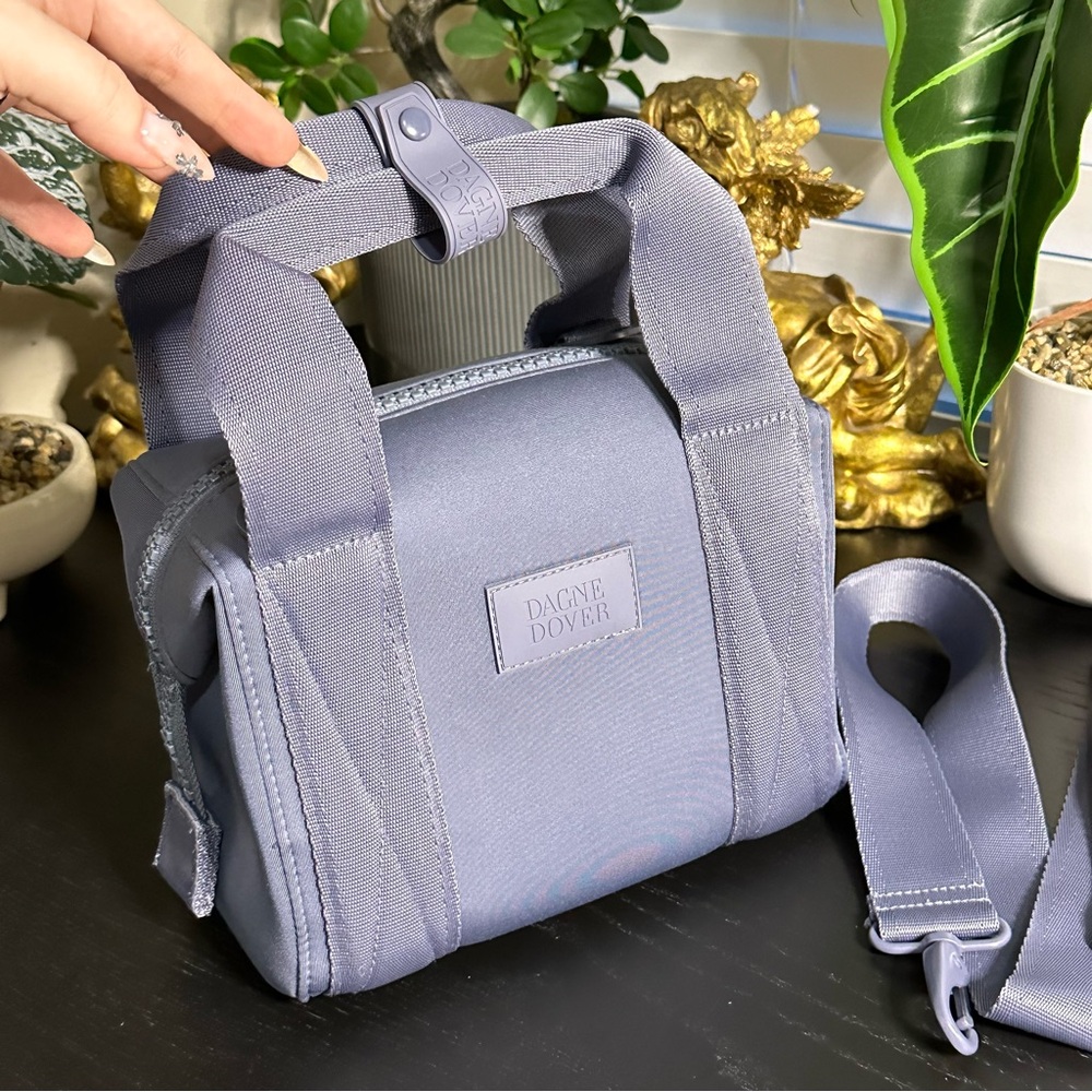 Dagne Dover Landon XS Crossbody Bag in Ash Blue *MEGA RARE*